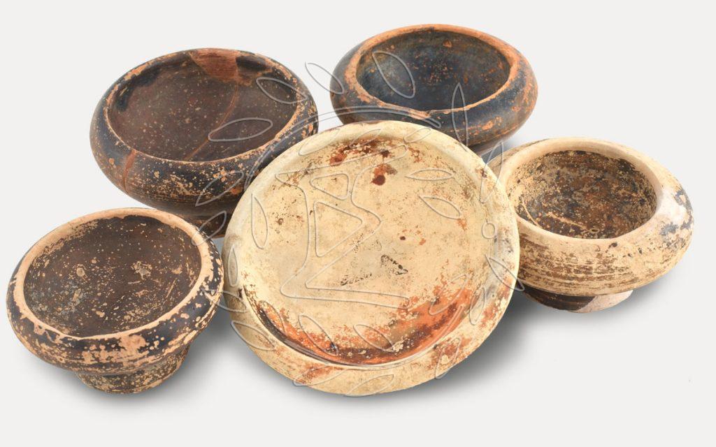Saltcellars – salt bowls. Same. 4th -3rd cent. BC